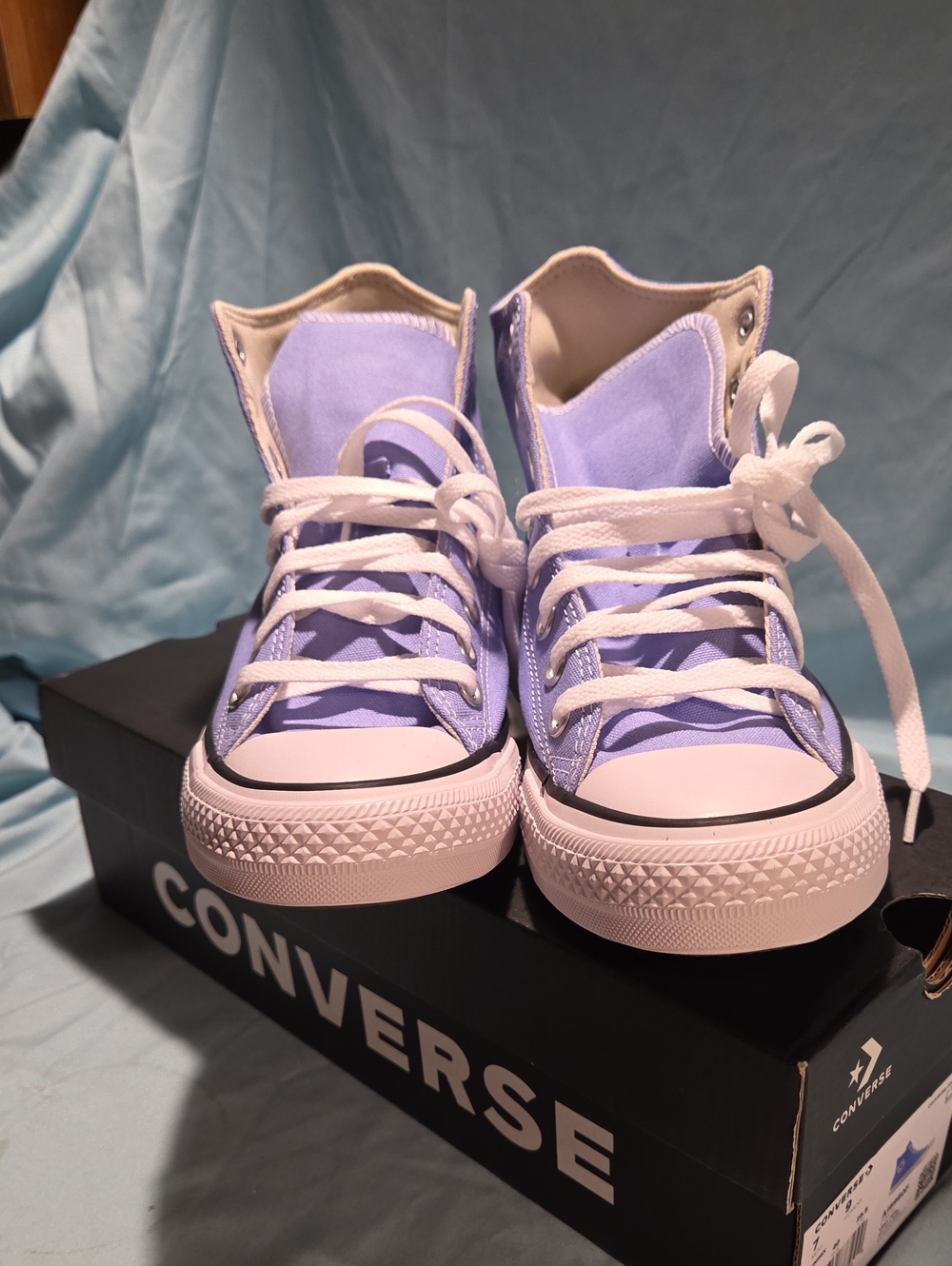 Converse Chuck Taylor All Star Hi Very Peri Purple High Top Sneakers A15950F NIB